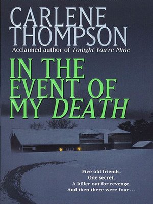 cover image of In the Event of My Death